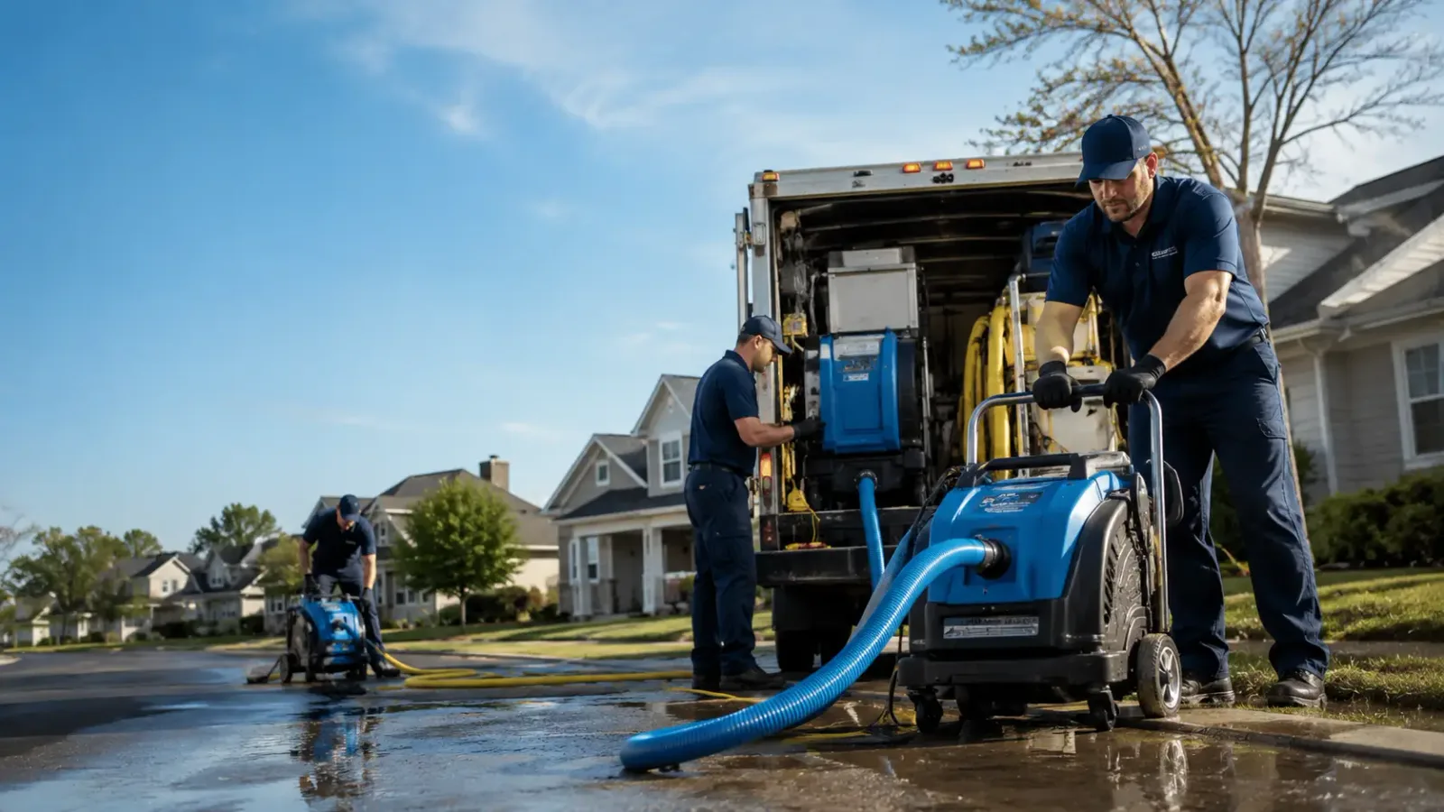 Flood Damage Cleanup in Green Bank, WV
